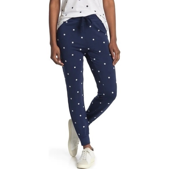 Mustard Brushed Star Embroidery Jogger